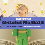 Mali princ na senzornoj projekciji u Centru za kulturu i obrazovanje Susedgrad