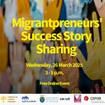 Poziv na besplatni online događaj: Migrantpreneurs' Success Story Sharing